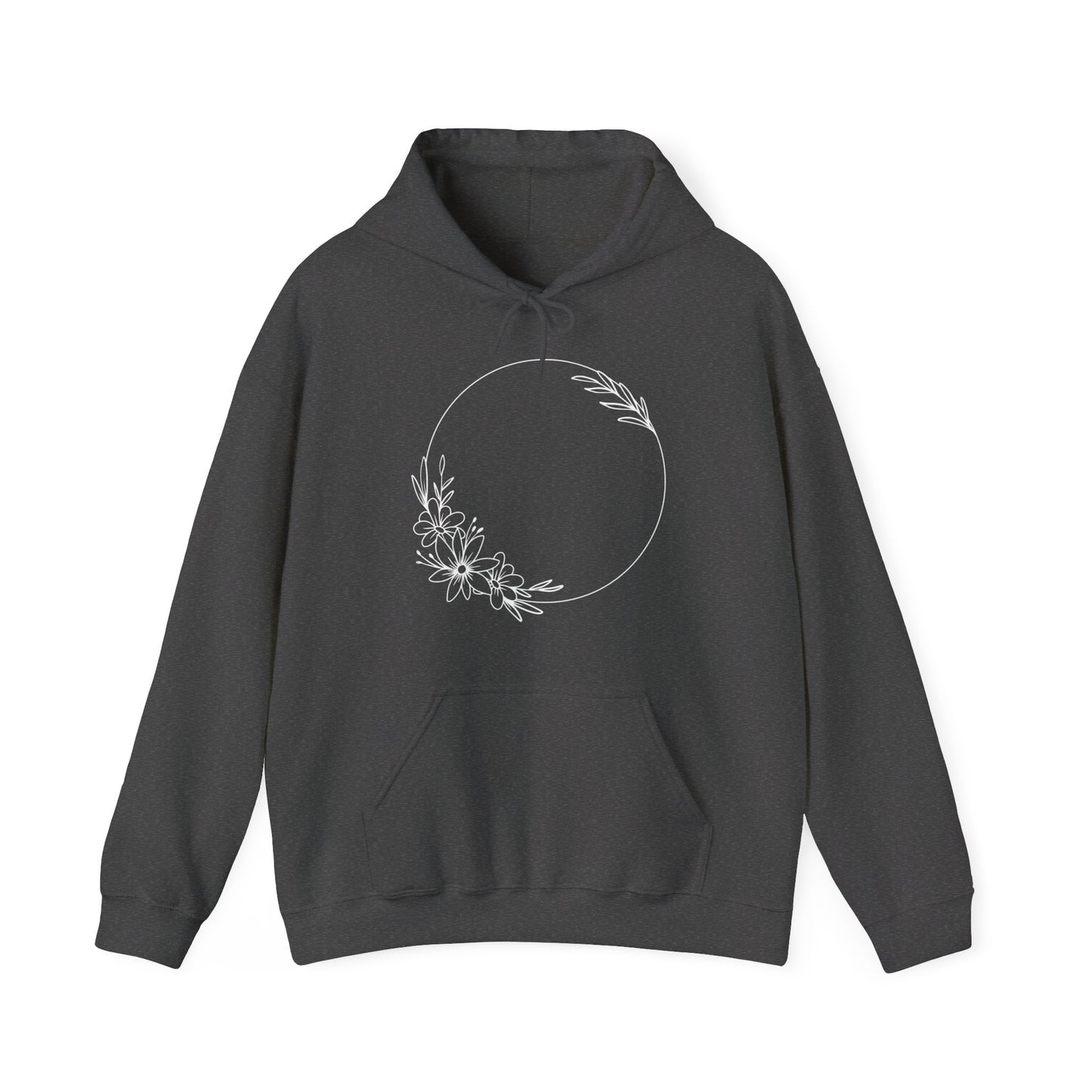 Flower Circle Hooded Sweatshirt