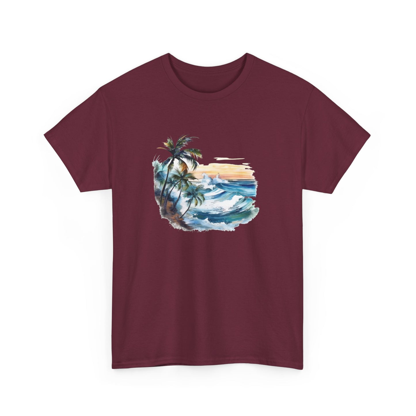 Watercolor Tropical Short Sleeve Tee