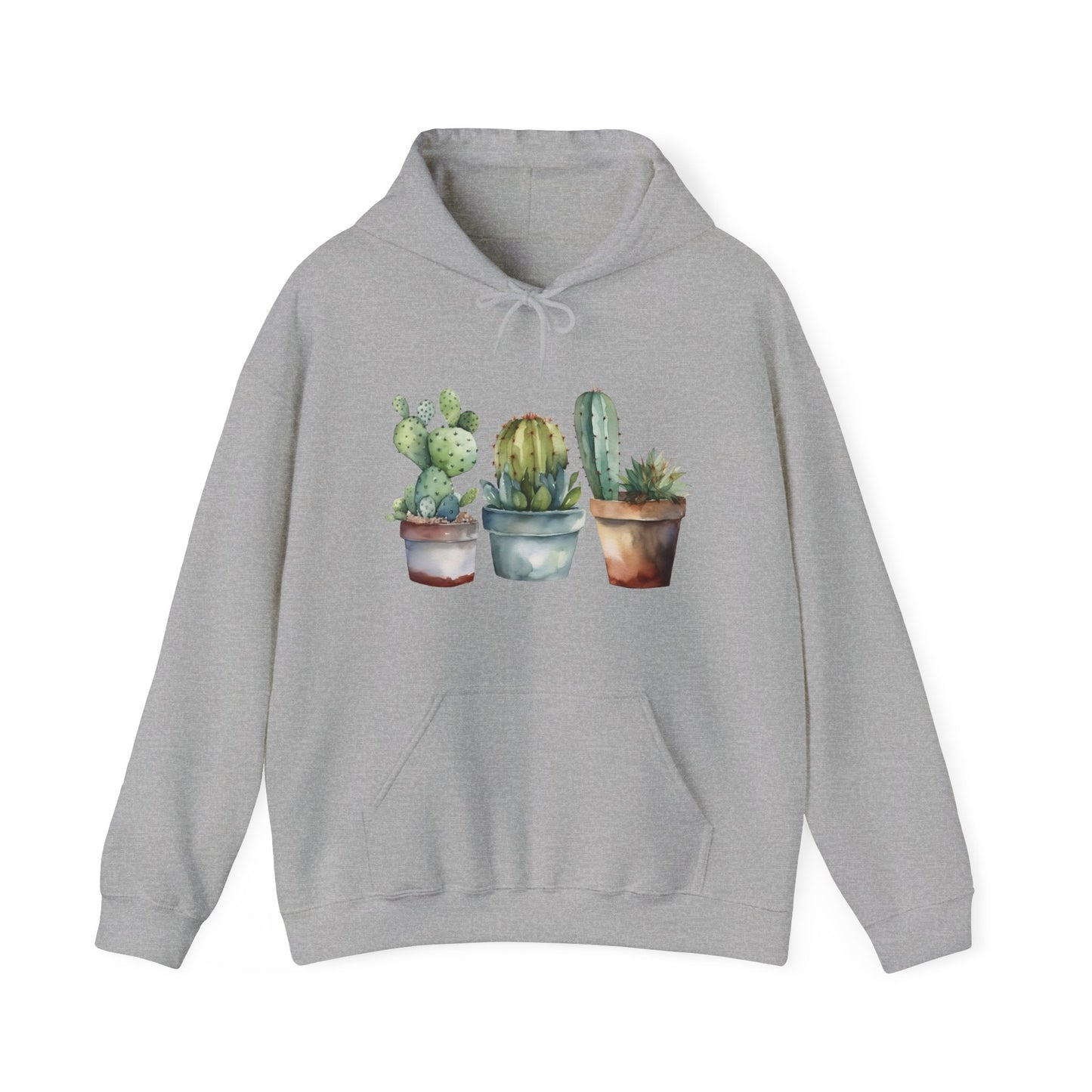 Cactus Set Hooded Sweatshirt