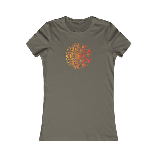 Colorful Mandala Fitted Tee (015)
