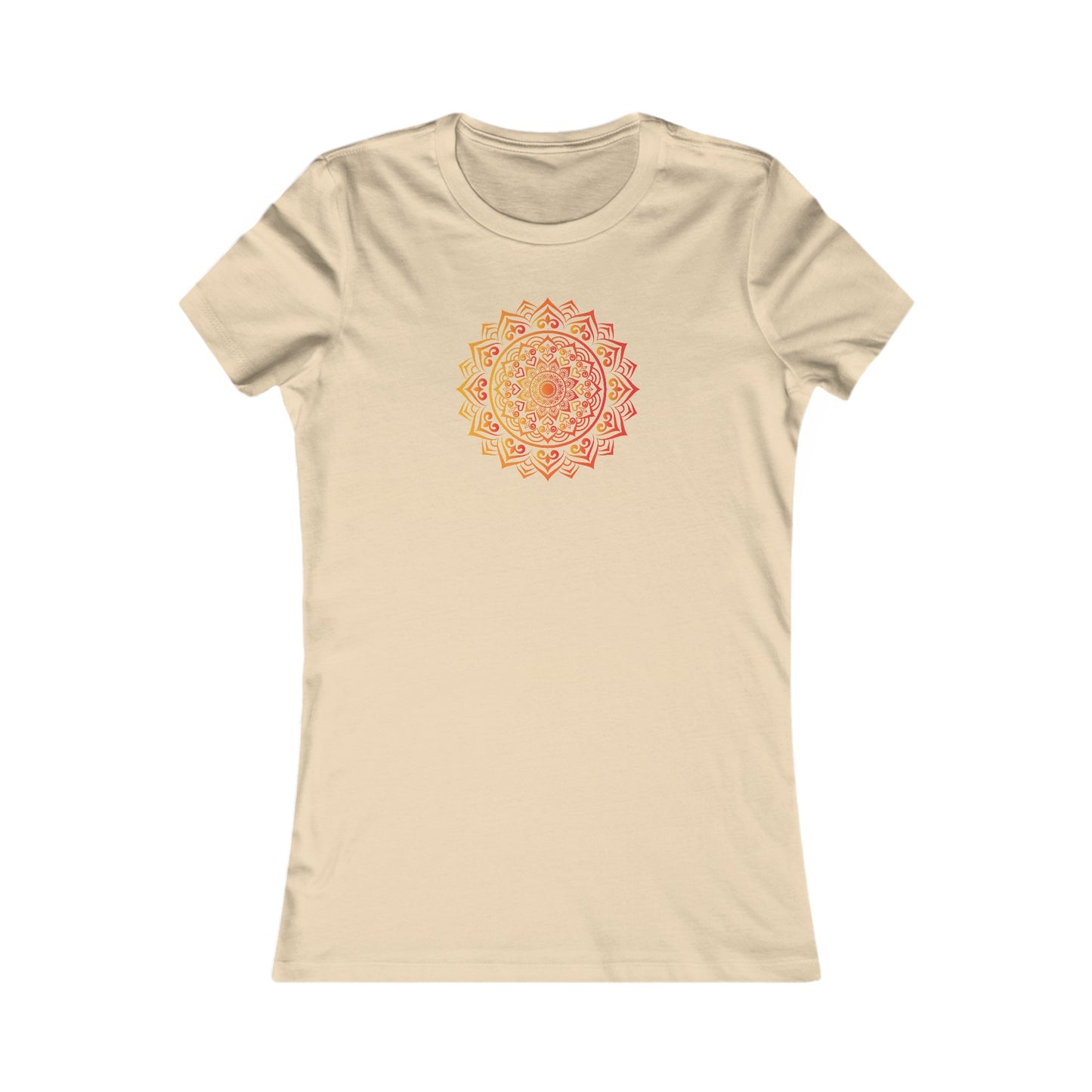 Colorful Mandala Fitted Tee (015)