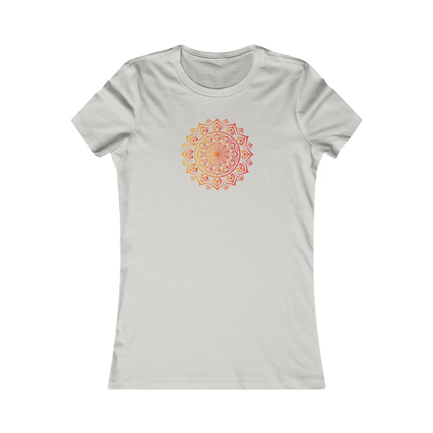 Colorful Mandala Fitted Tee (015)