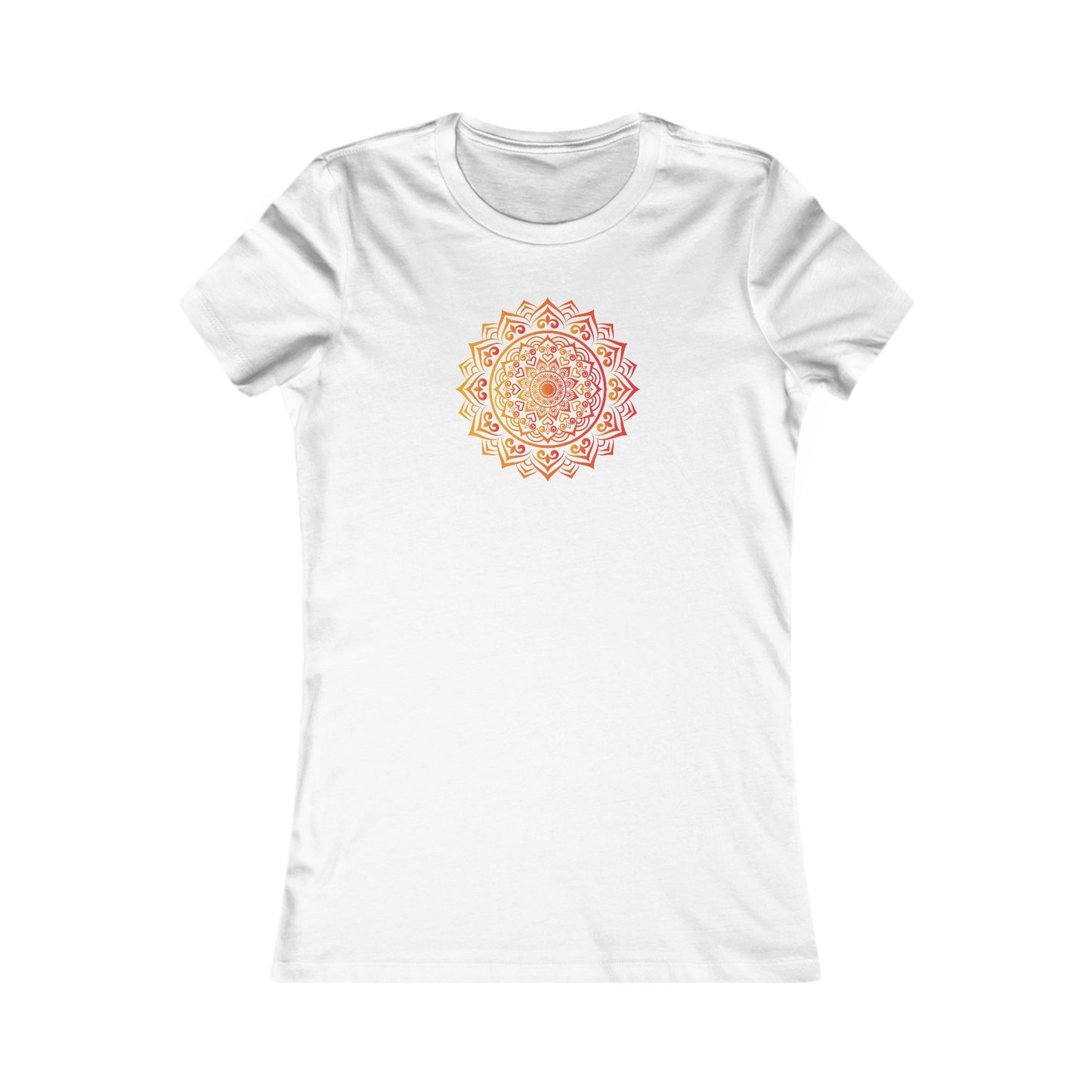 Colorful Mandala Fitted Tee (015)