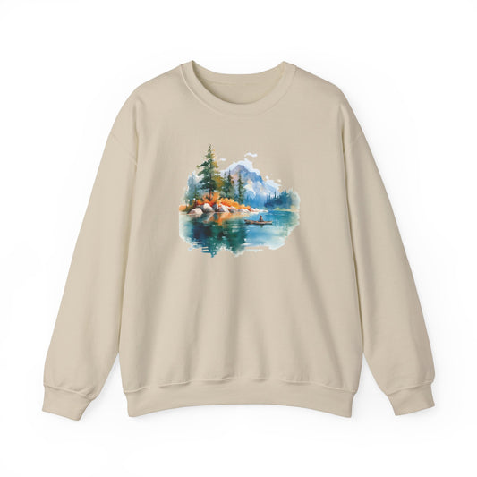 Watercolor Lake Sweatshirt