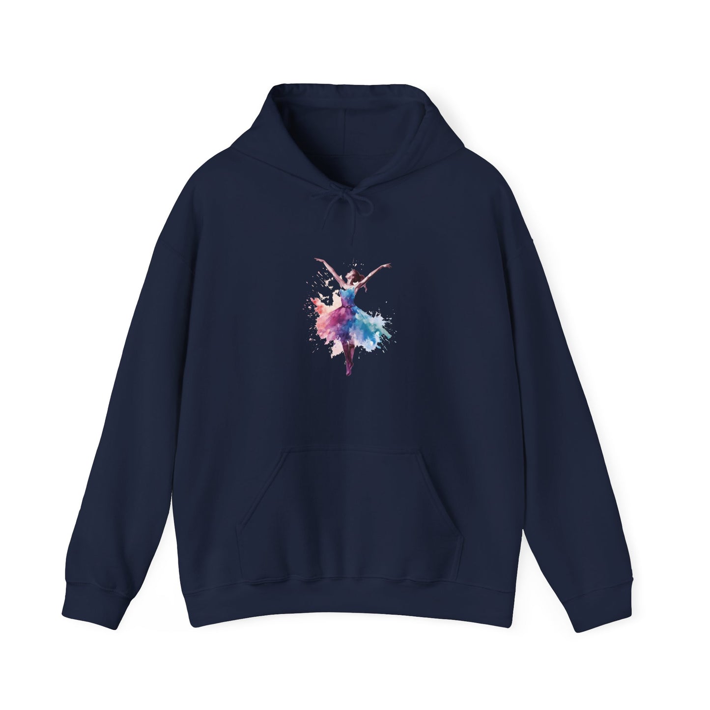 Watercolor Dancer Hooded Sweatshirt