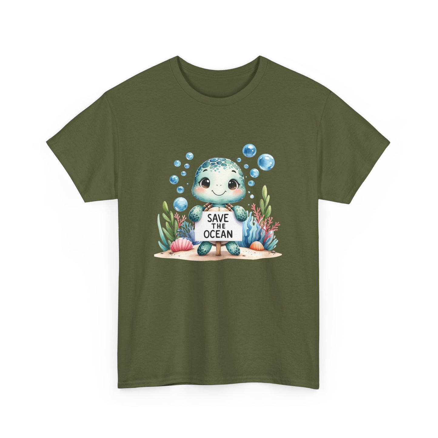 Save the Ocean Turtle Short Sleeve Tee