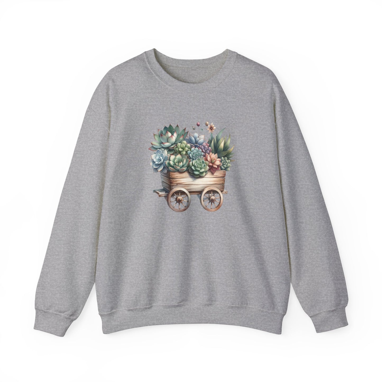 Succulent Wheelbarrow Sweatshirt