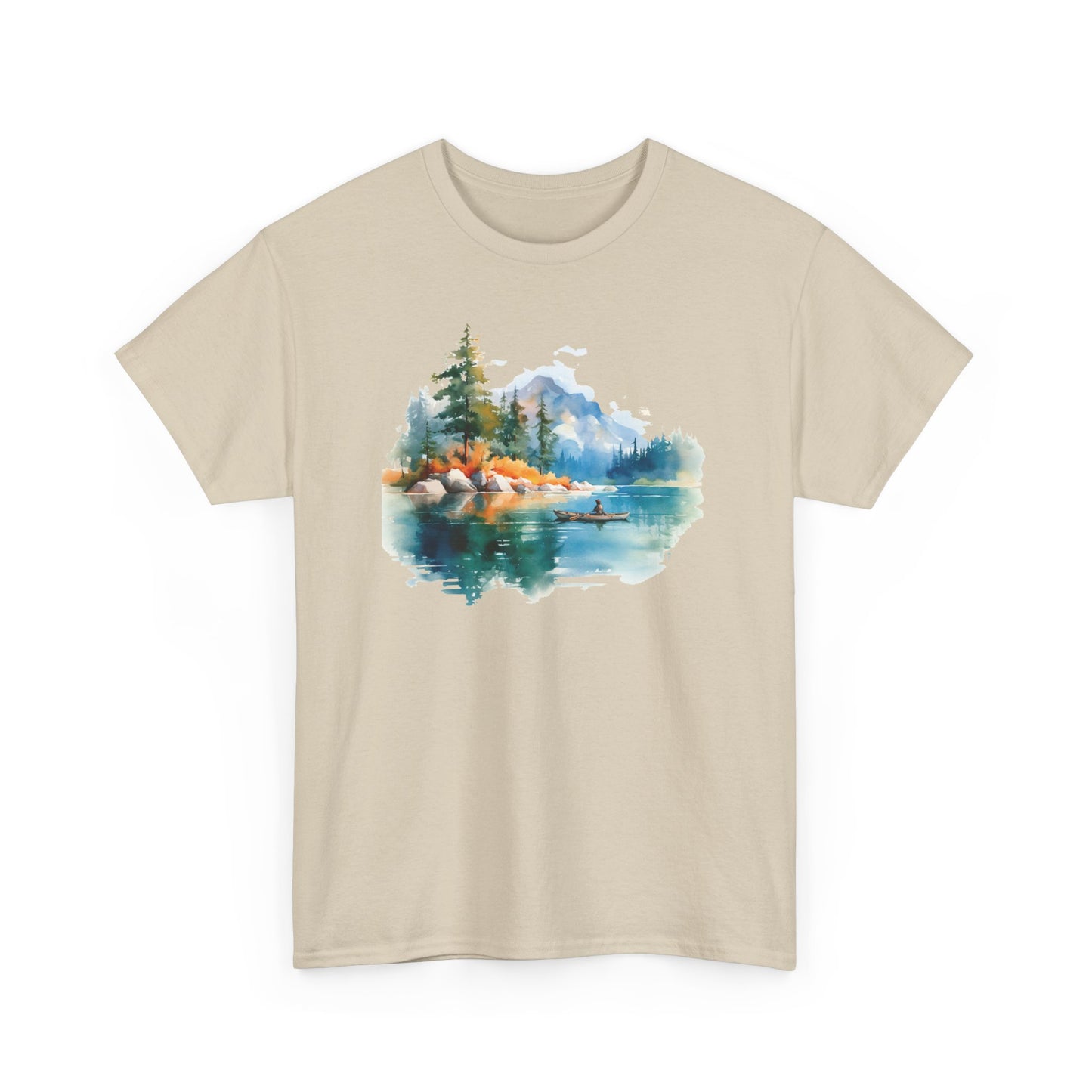 Watercolor Lake Short Sleeve Tee