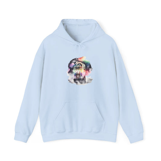 Watercolor Jukebox Hooded Sweatshirt