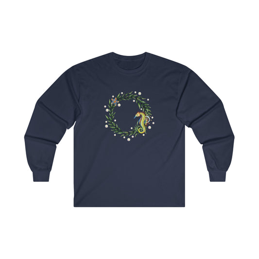 Seahorse Circle Long Sleeve Tee