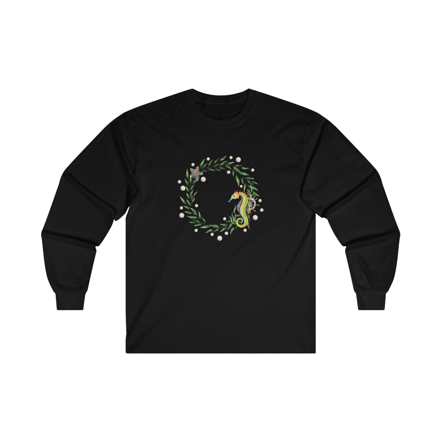 Seahorse Circle Long Sleeve Tee
