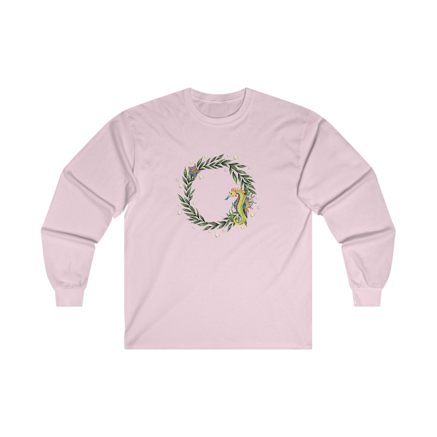 Seahorse Circle Long Sleeve Tee