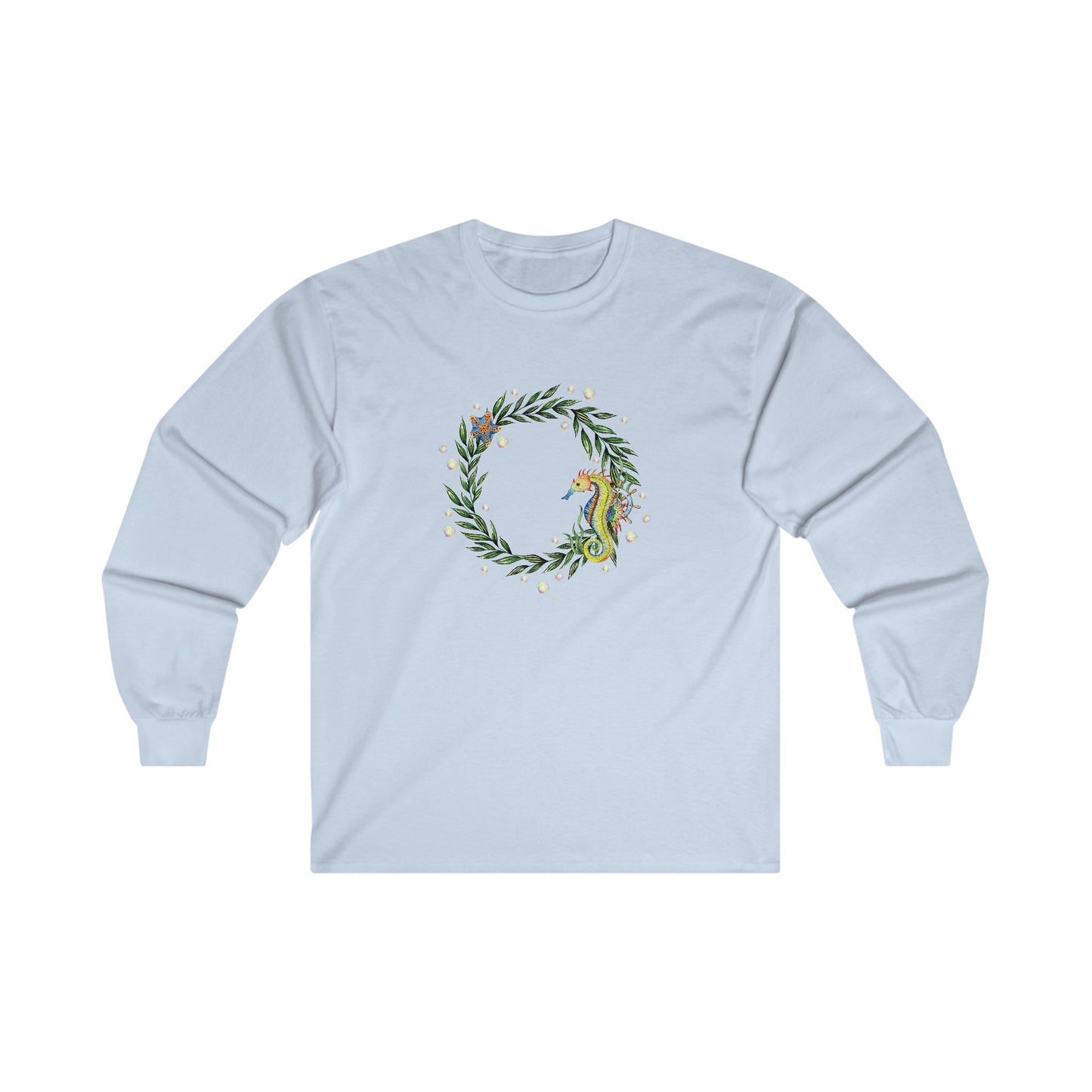 Seahorse Circle Long Sleeve Tee