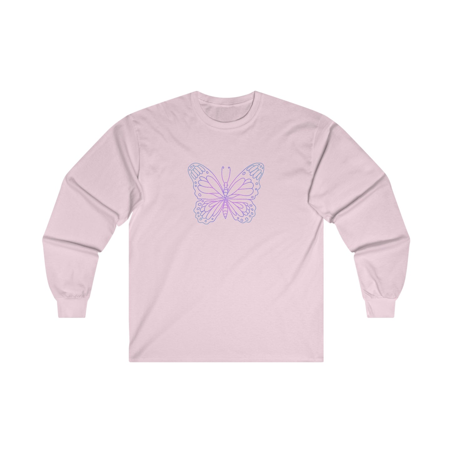 Colorful Butterfly Long Sleeve Tee