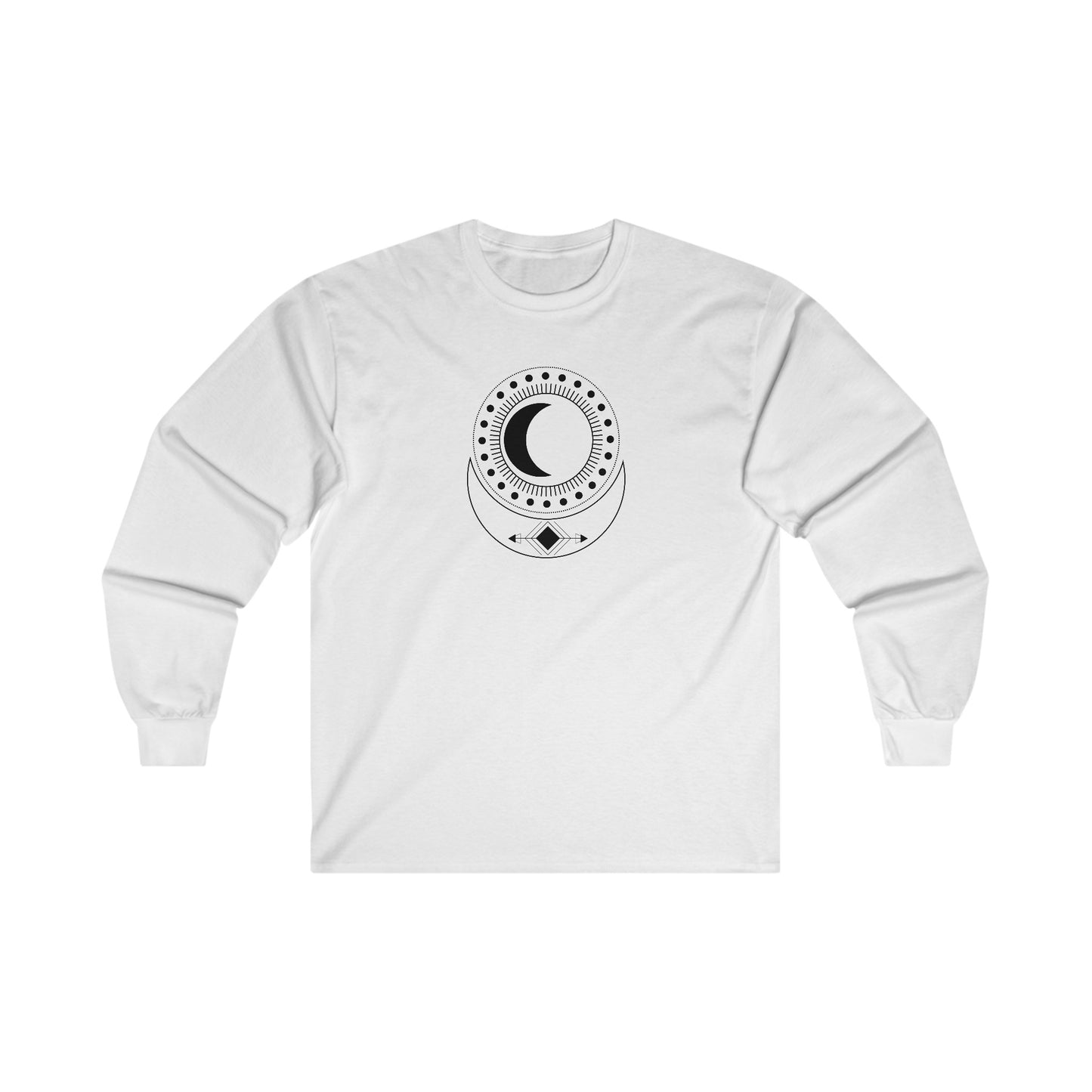 Circular Moons Long Sleeve Tee