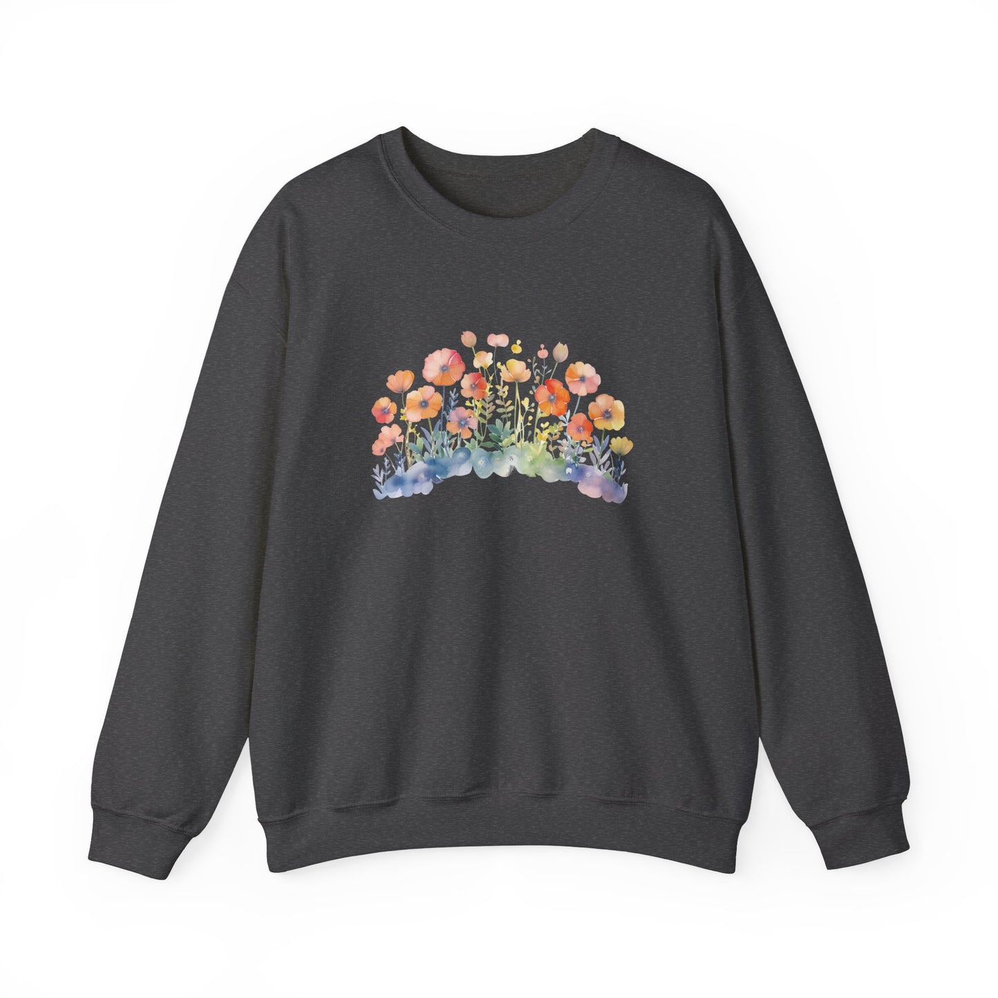 Pretty Watercolor Flowers Sweatshirt