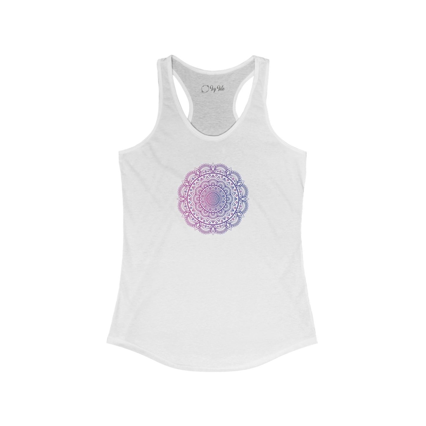 Colorful Mandala Racerback Tank (017)