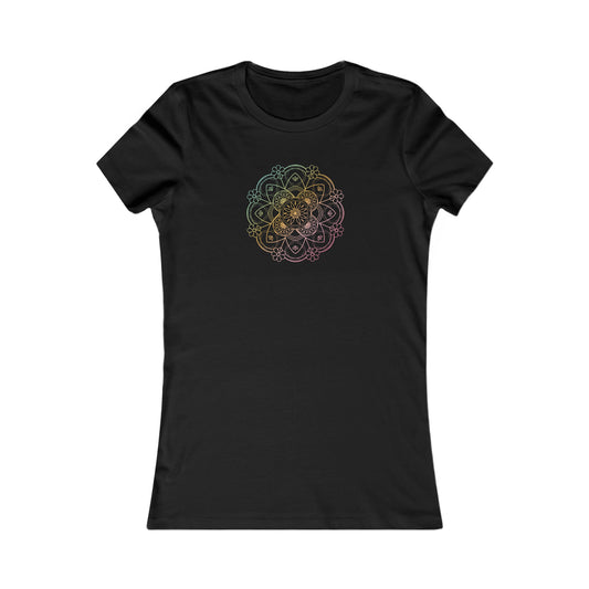 Colorful Mandala Fitted Tee (041)