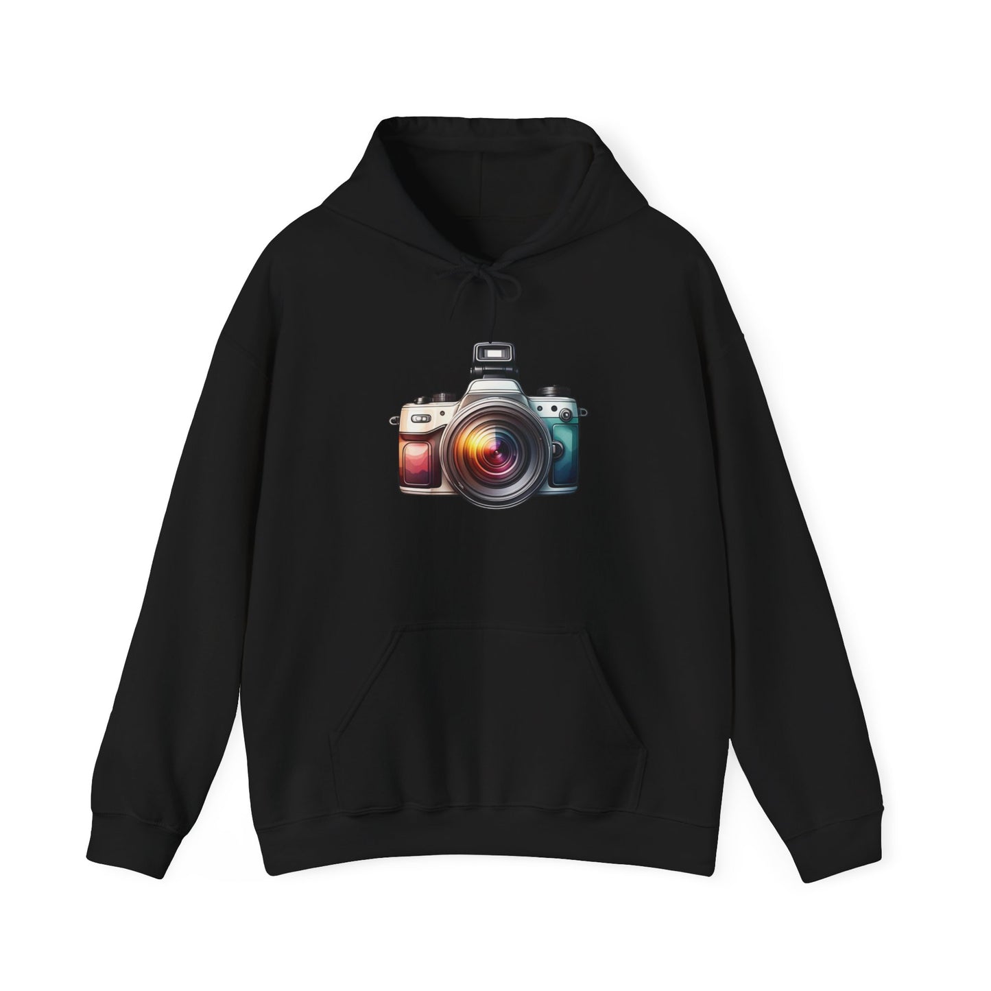 Colorful Camera Hooded Sweatshirt