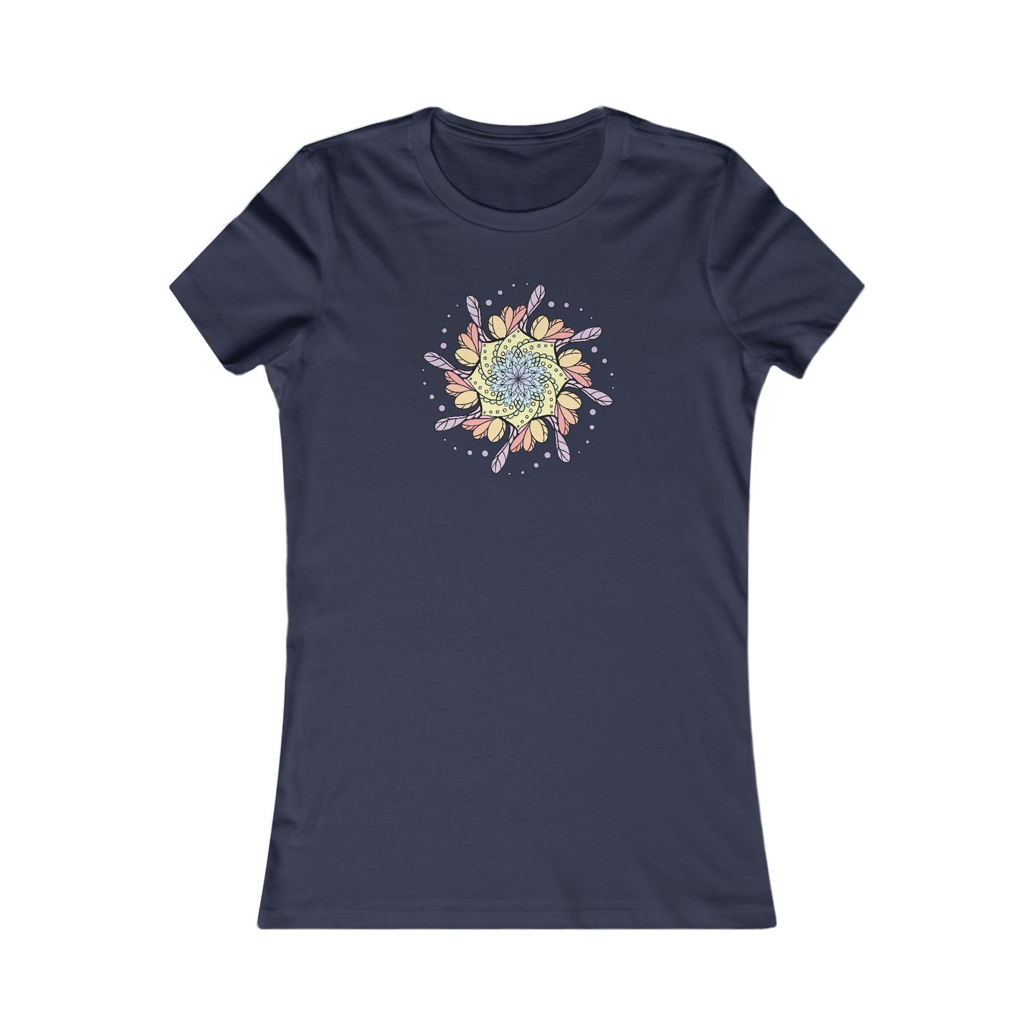 Colorful Mandala Fitted Tee (032)