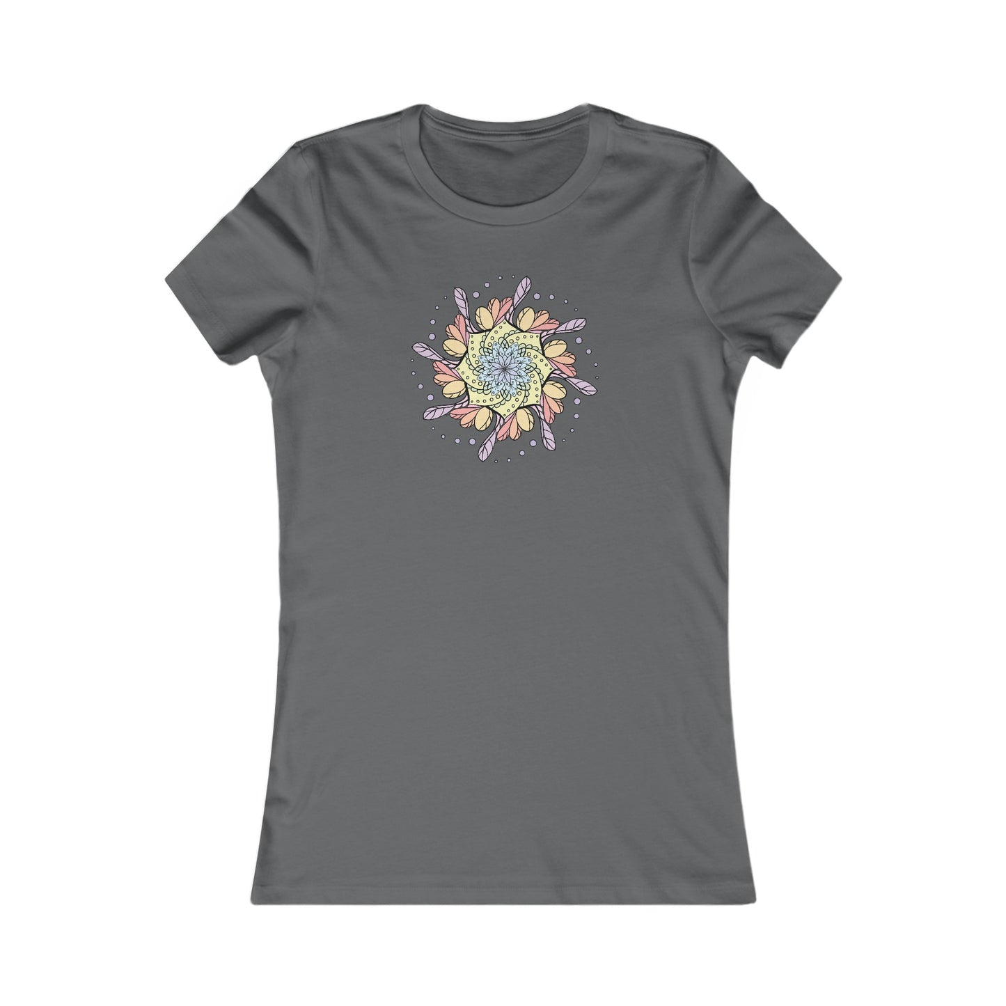 Colorful Mandala Fitted Tee (032)