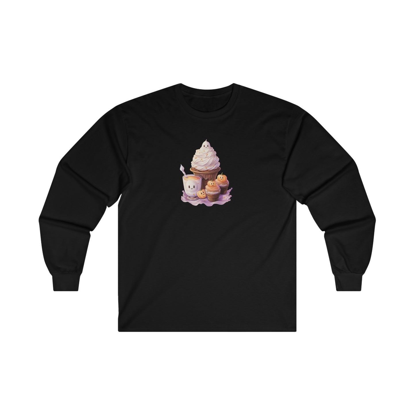 Cute Halloween Cupcakes Long Sleeve Tee