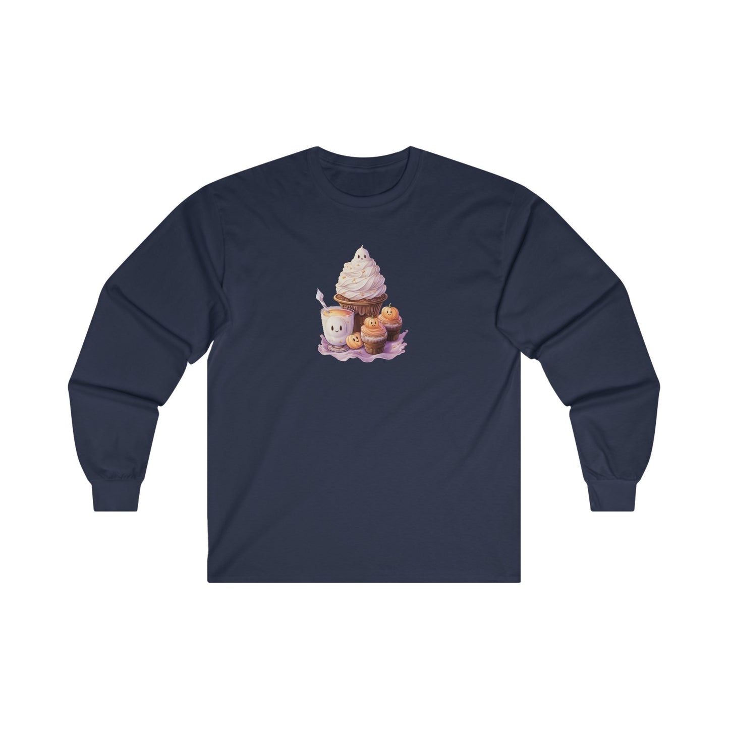 Cute Halloween Cupcakes Long Sleeve Tee