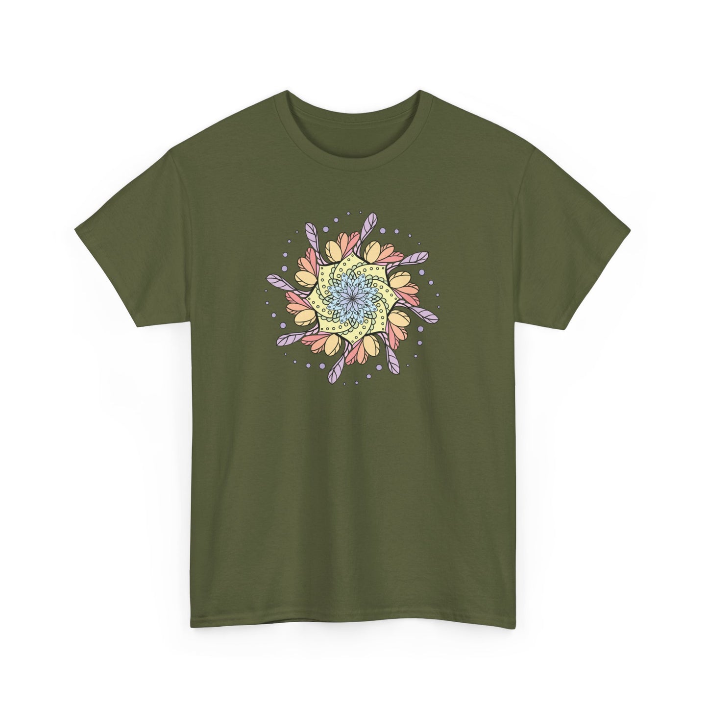 Colorful Mandala Short Sleeve Tee (032)