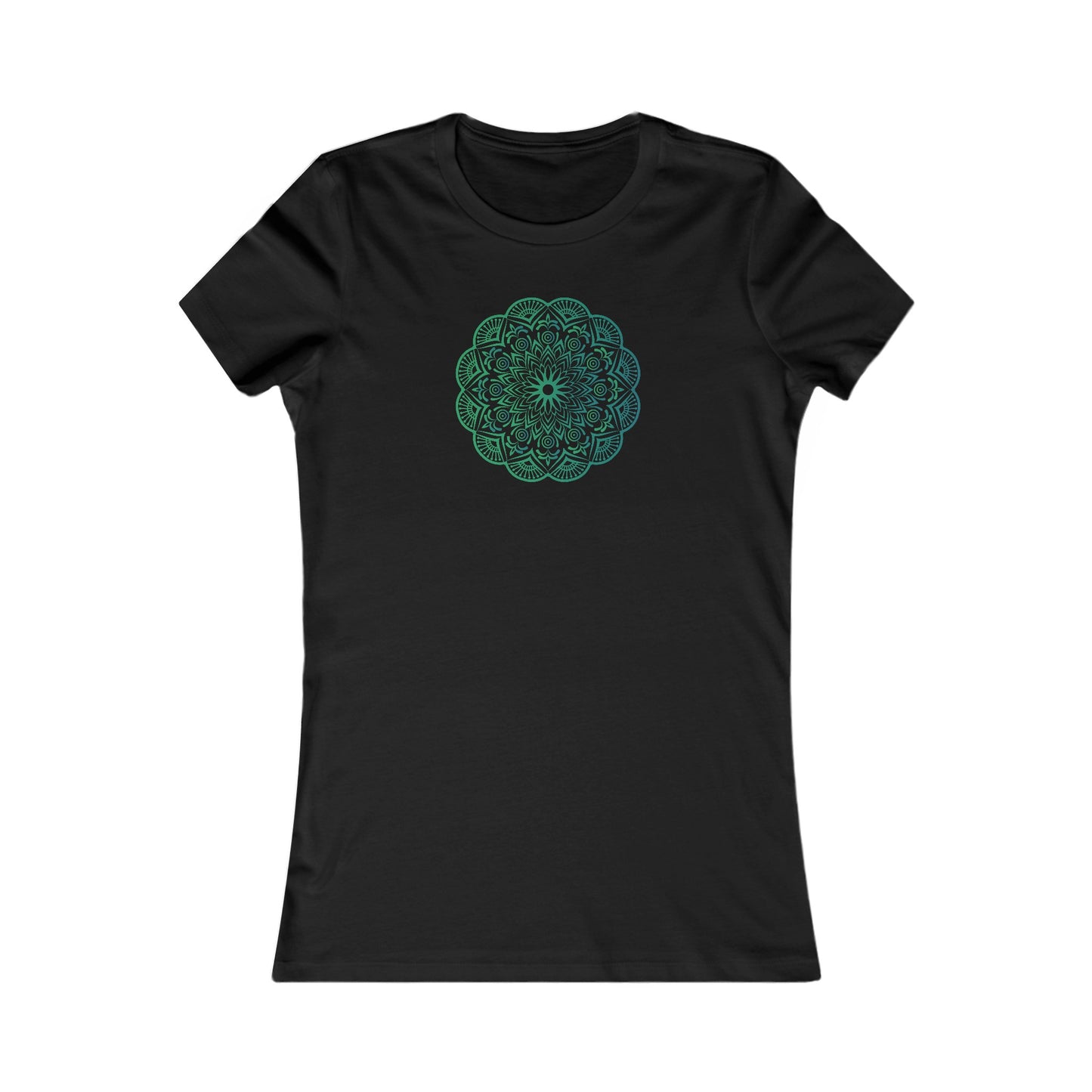 Colorful Mandala Fitted Tee (023)
