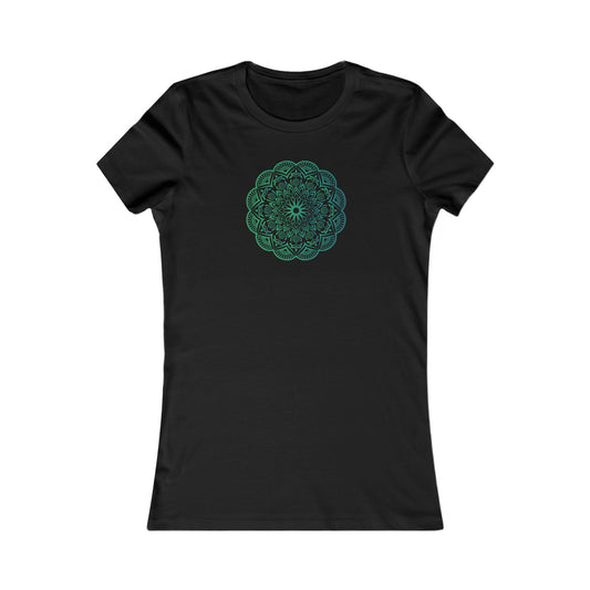 Colorful Mandala Fitted Tee (023)