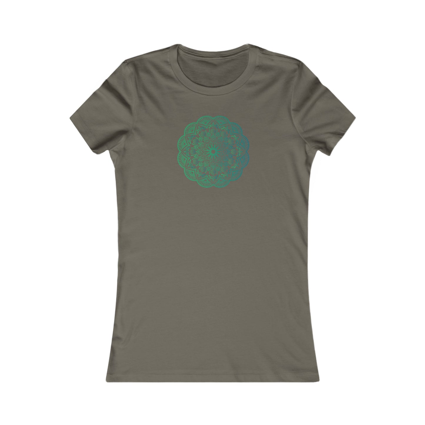 Colorful Mandala Fitted Tee (023)