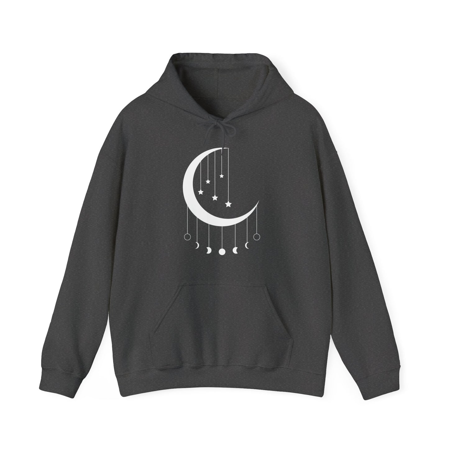 Hanging Moon Phases Hooded Sweatshirt