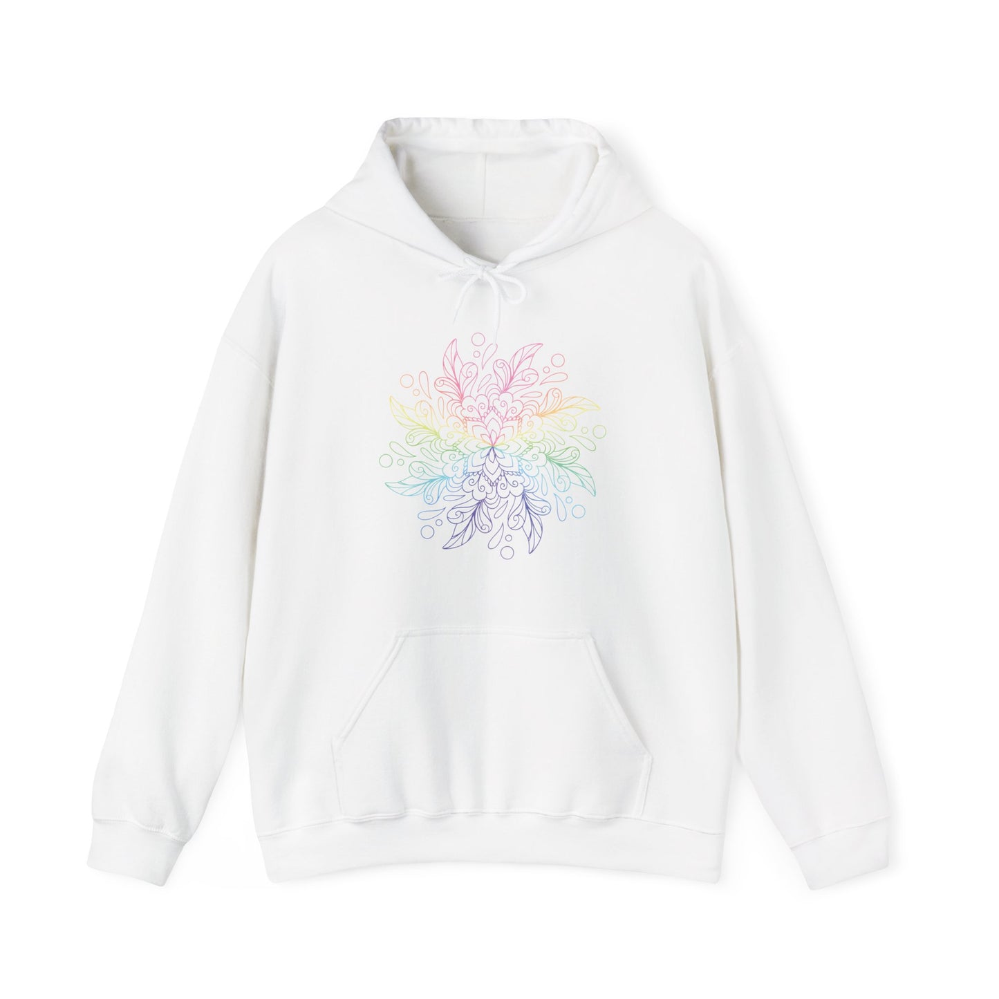 Colorful Mandala Hooded Sweatshirt (038)