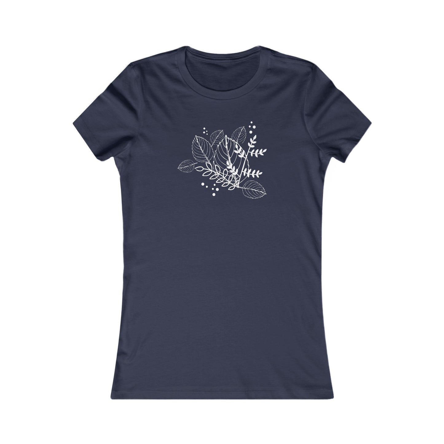 Leafy Fitted Tee