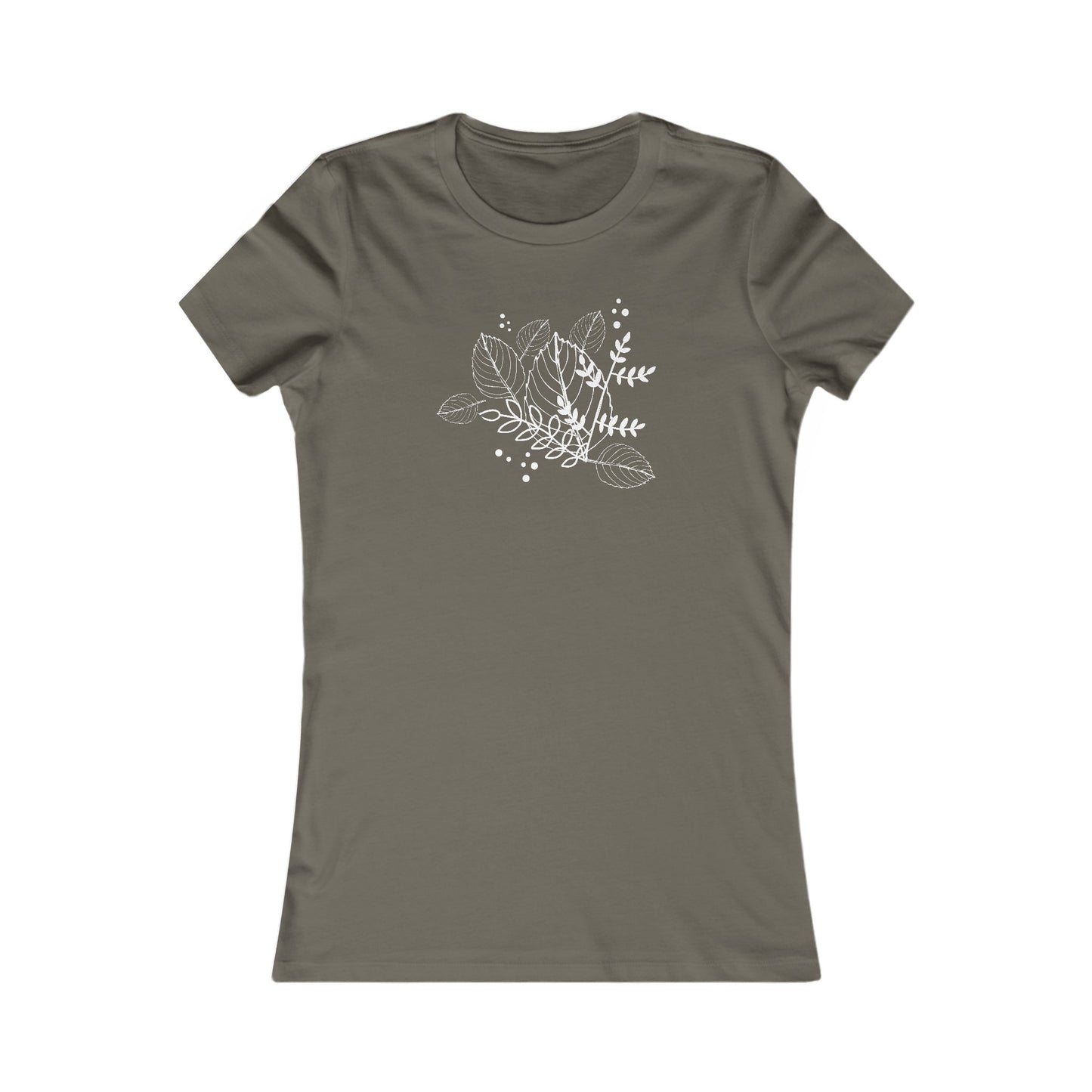 Leafy Fitted Tee