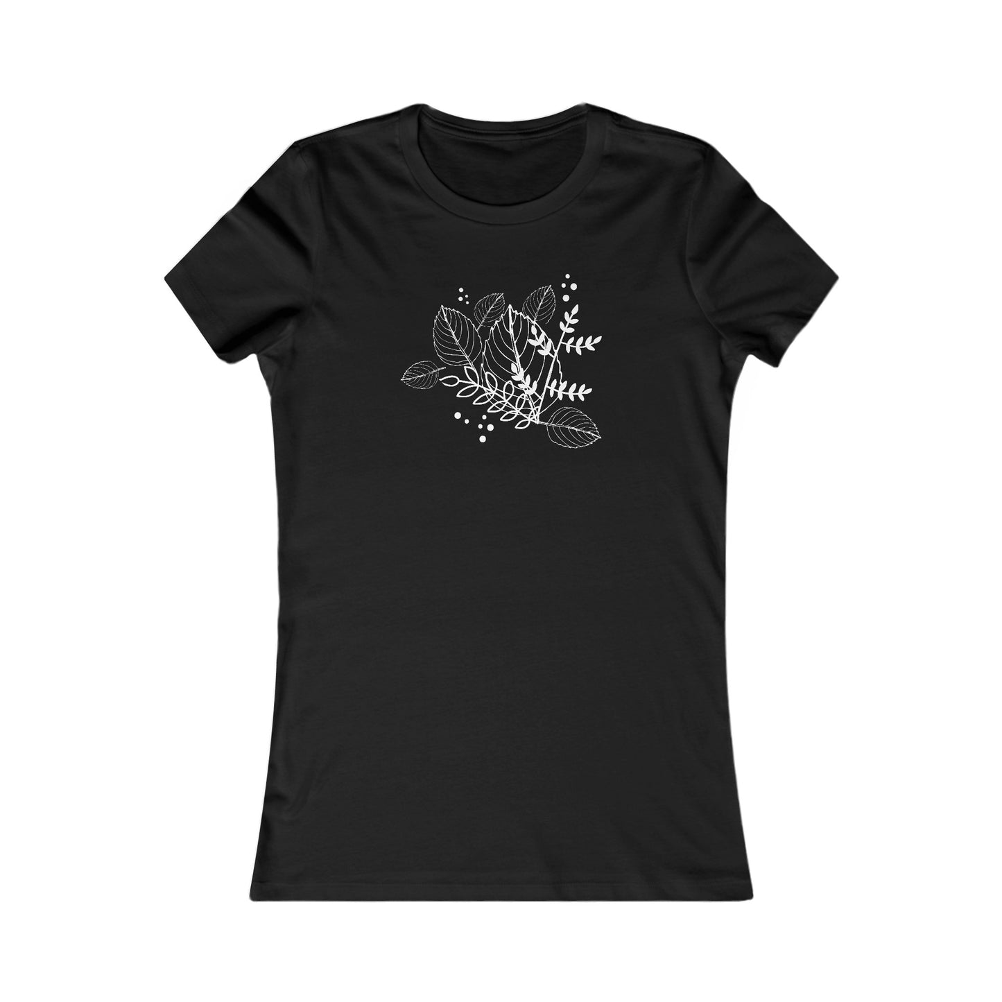 Leafy Fitted Tee