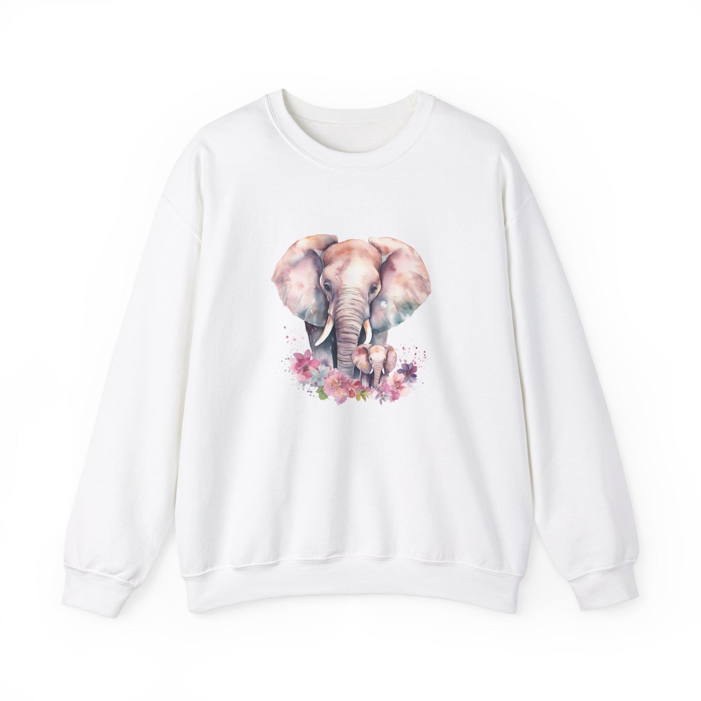 Watercolor Elephants Sweatshirt