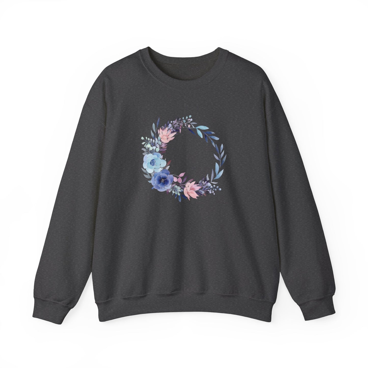 Watercolor Flower Circle Sweatshirt