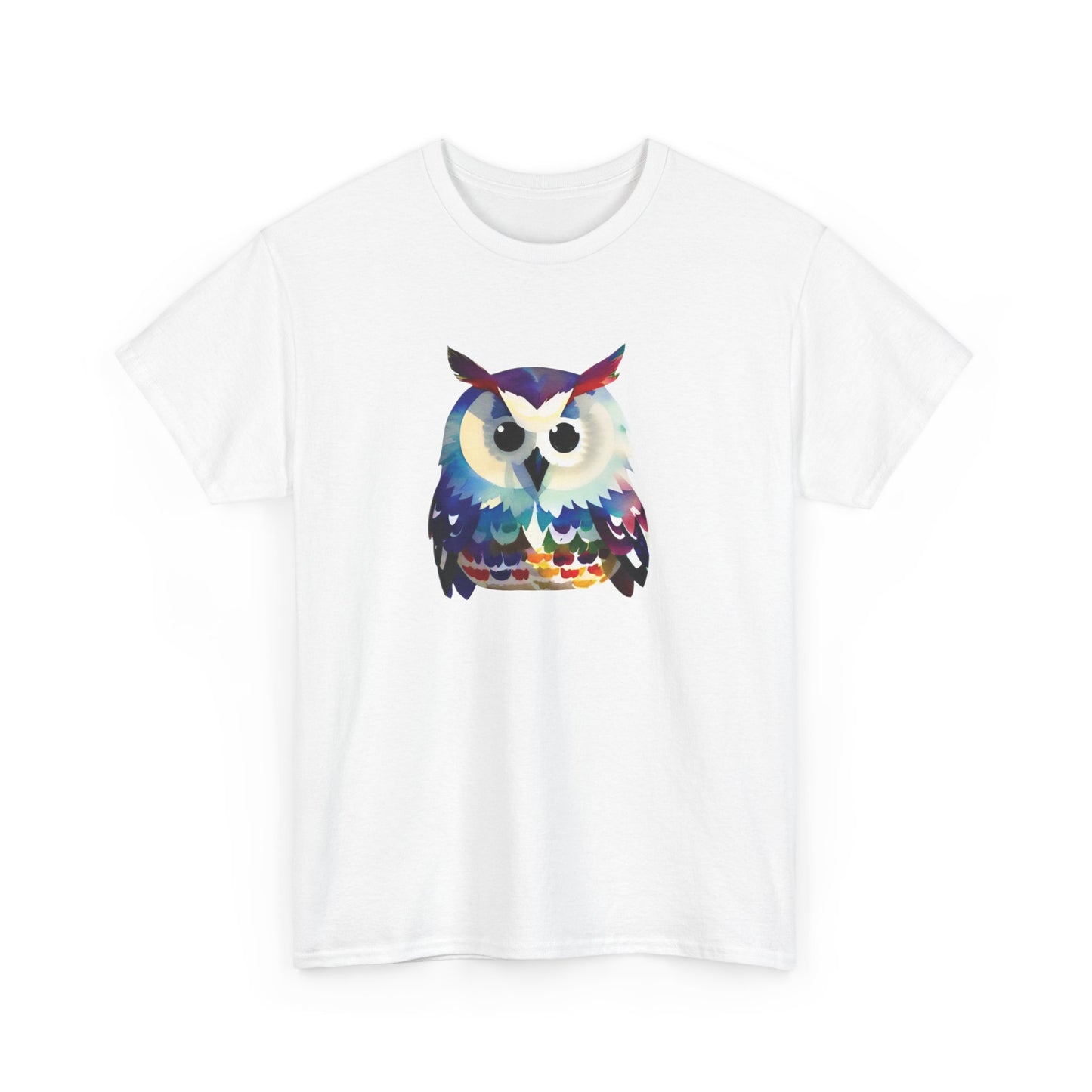 Watercolor Owl Short Sleeve Tee