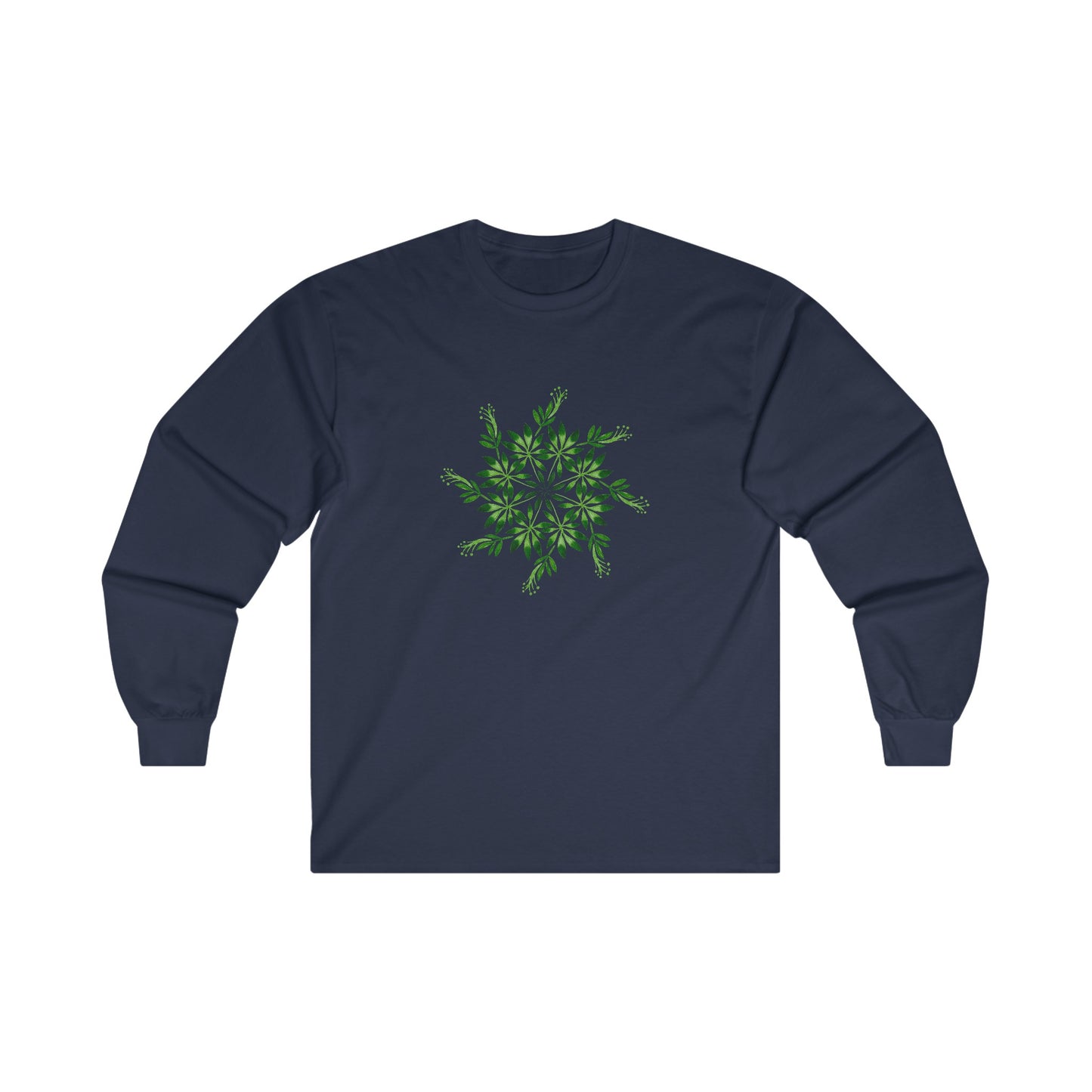 Leaf Mandala Long Sleeve Tee