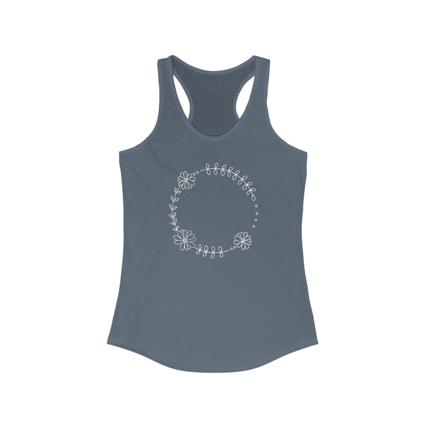 Triple Sunflower Circle Racerback Tank