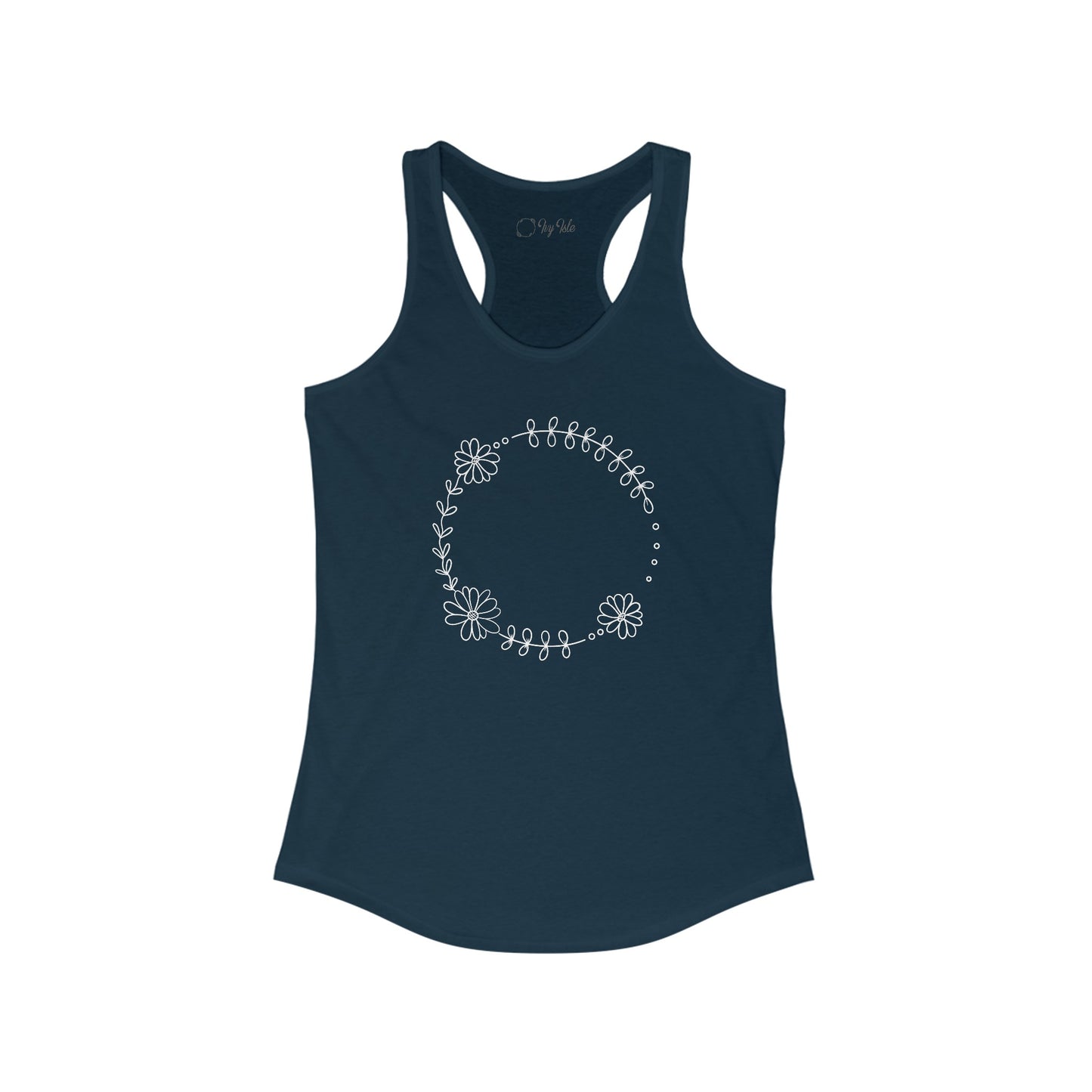 Triple Sunflower Circle Racerback Tank