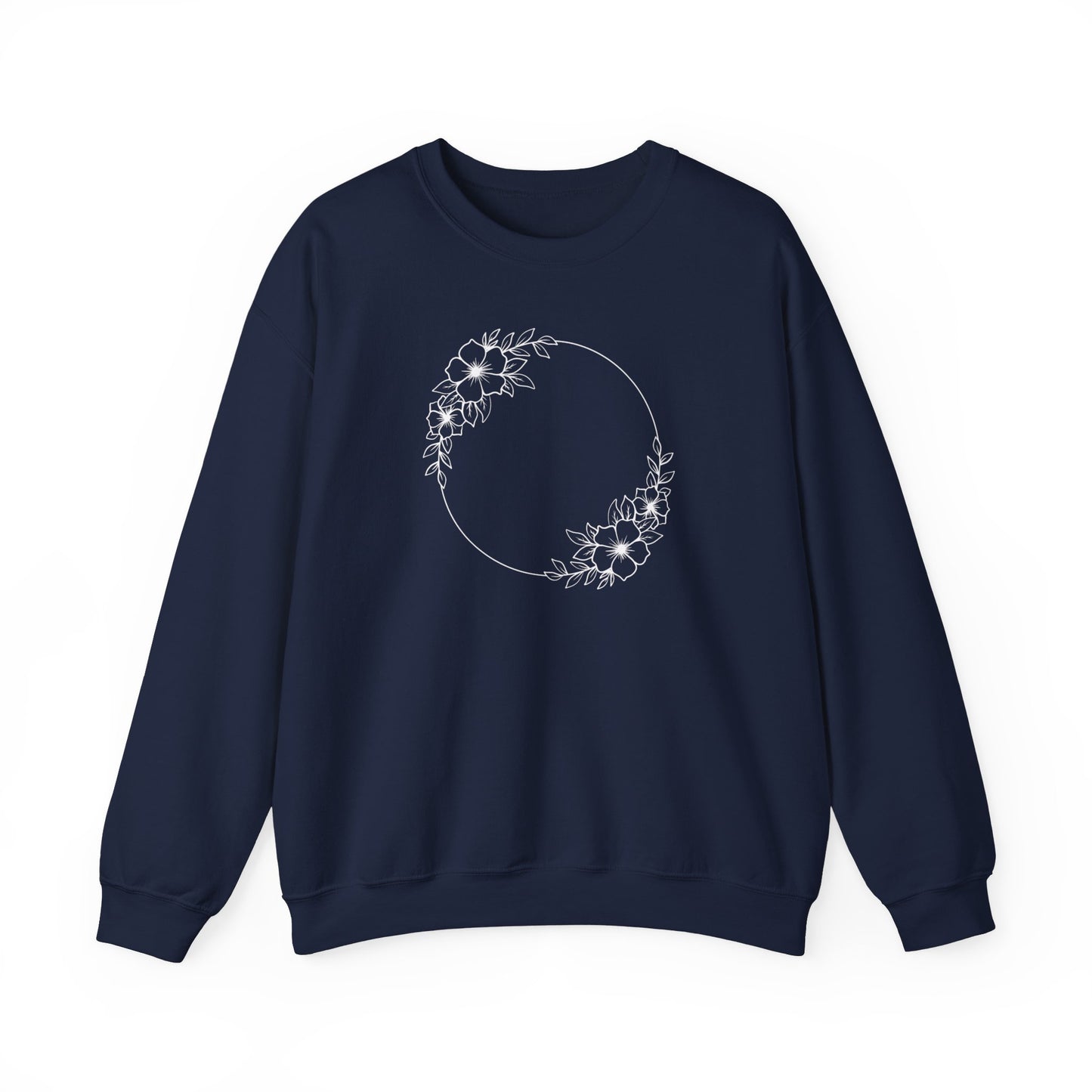 Double Large Flower Circle Sweatshirt