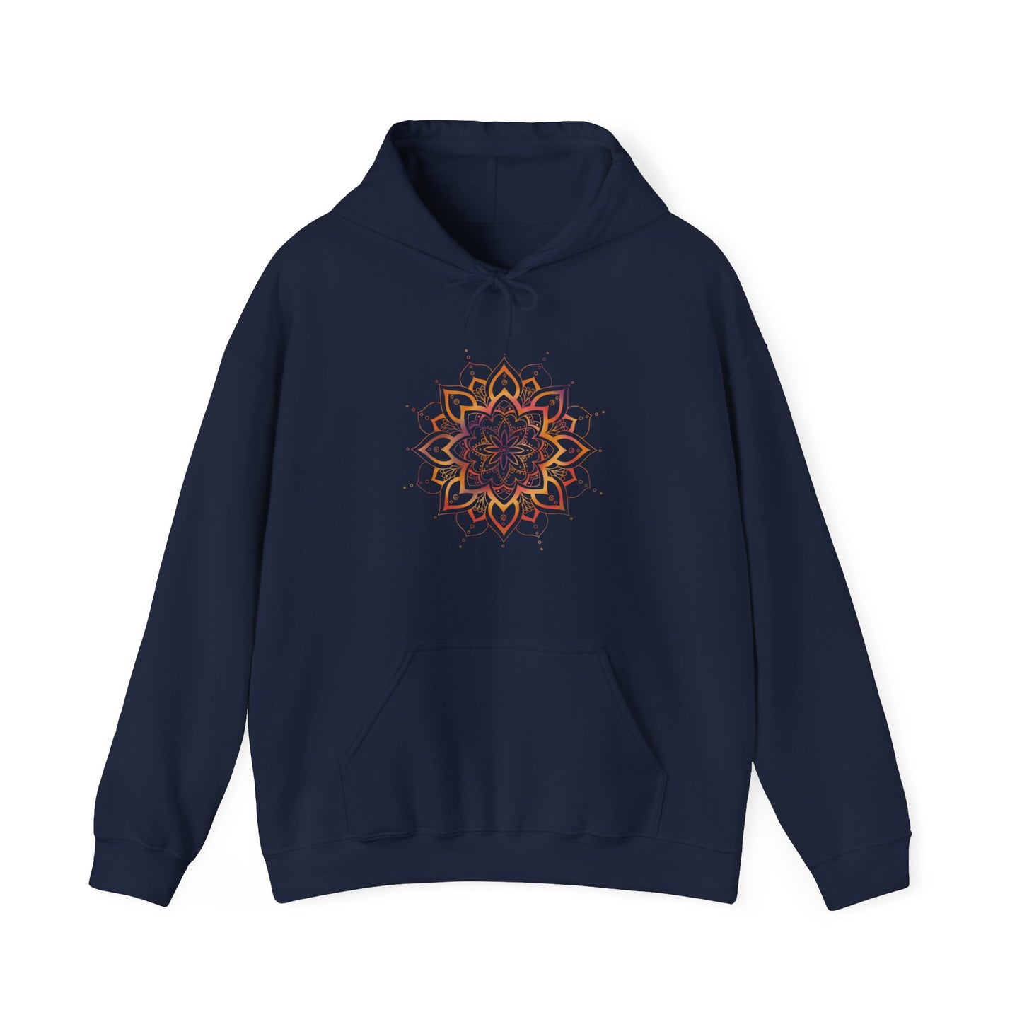 Colorful Mandala Hooded Sweatshirt (035)