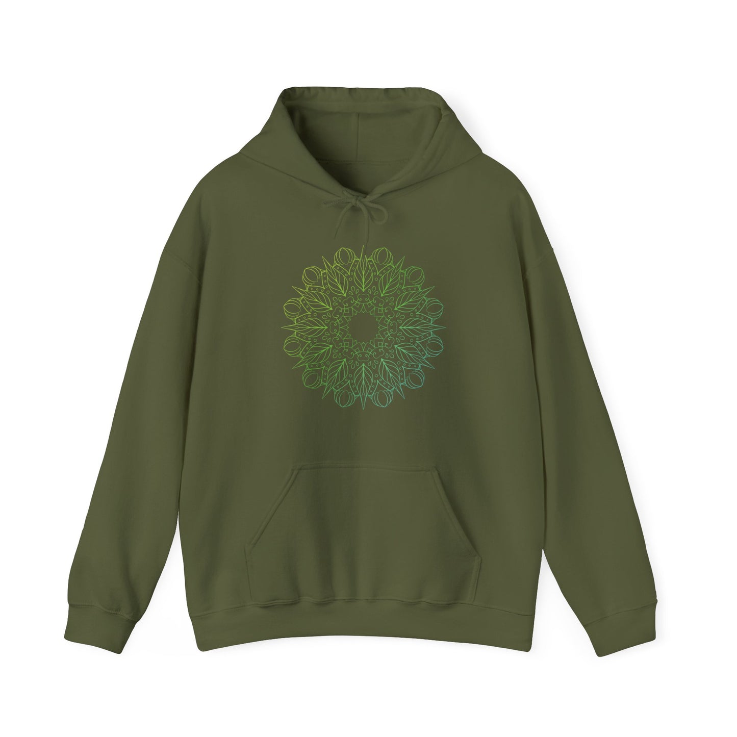 Colorful Mandala Hooded Sweatshirt (010)