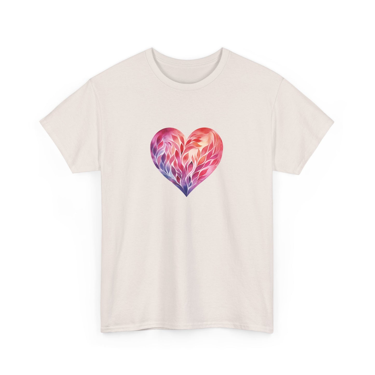 Watercolor Heart Short Sleeve Tee 004