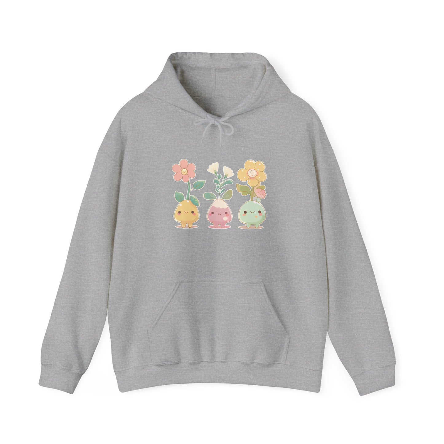 Cute Flower Set Hooded Sweatshirt