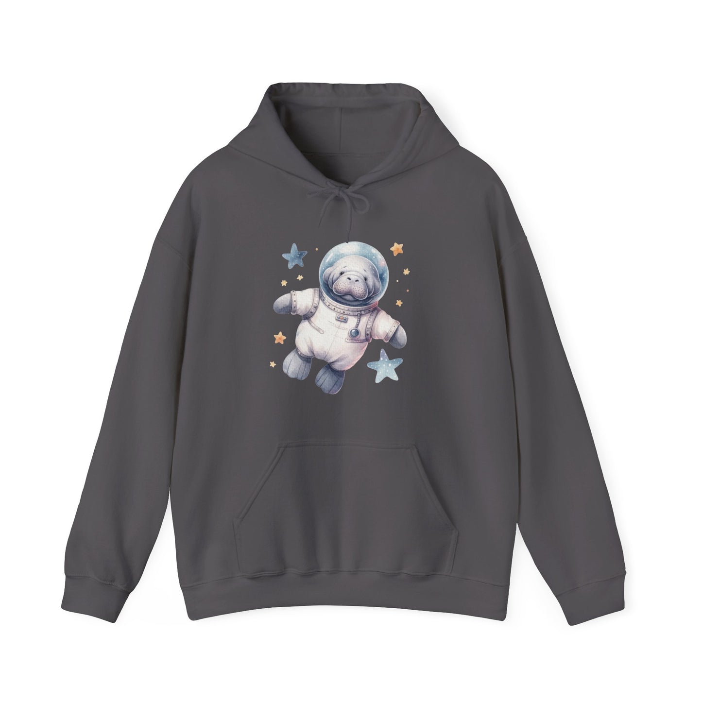 Manatee Astronaut Hooded Sweatshirt