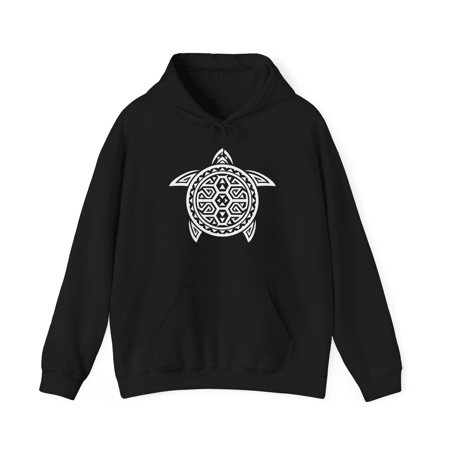 Abstract Turtle Hooded Sweatshirt