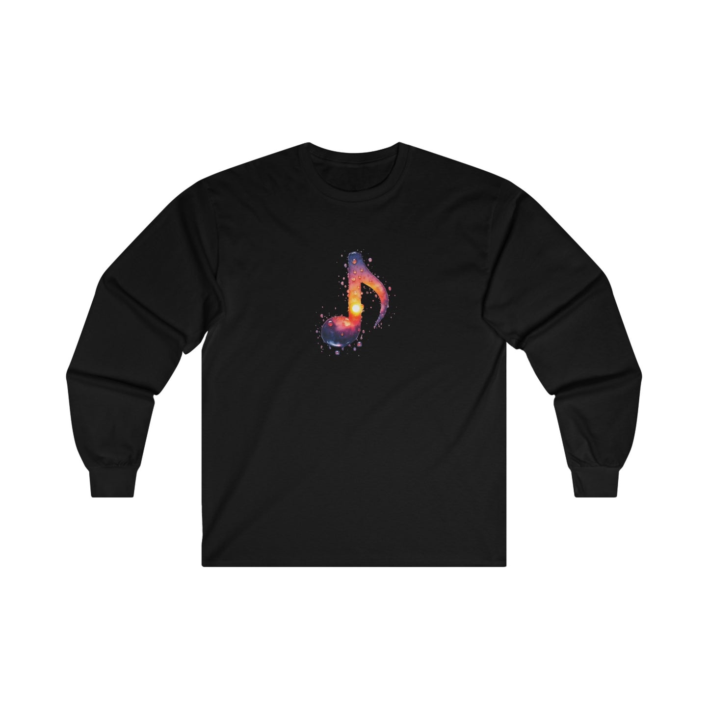 Galaxy Music Note Long Sleeve Tee